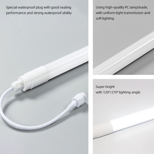 ATD-2-B T8 su geçirmez LED tüp/AC100-277VInput/570mm/8 w/160lm/titreşimsiz T8 led floresan lamba sopa kablosuz fotoğraf ışığı - Product Image 4