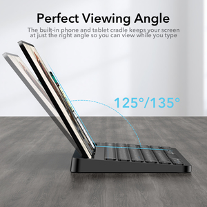 Tijeras Abs 99 Teclas Multi-Dispositivos Bluetooth Teclado Inalámbrico Teclados Recargables para Tabletas Smartphone