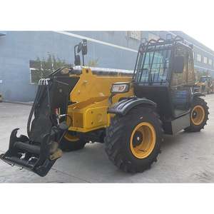 Dört tekerlekli direksiyon Epa dizel motor teleskopik işleyici 3Ton 4 Ton Telehandler teleskopik yükleyici 4Wd ön yükleyici - Product Image 5