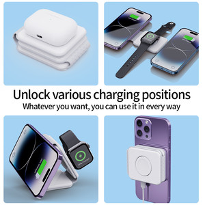 Fast 15W Magnetic 3In1 Wireless <strong>Charger</strong> Table for Iphone 16 Airpods All in <strong>One</strong> Wireless <strong>Charger</strong> Multipurpose 2025 - Product Image 6