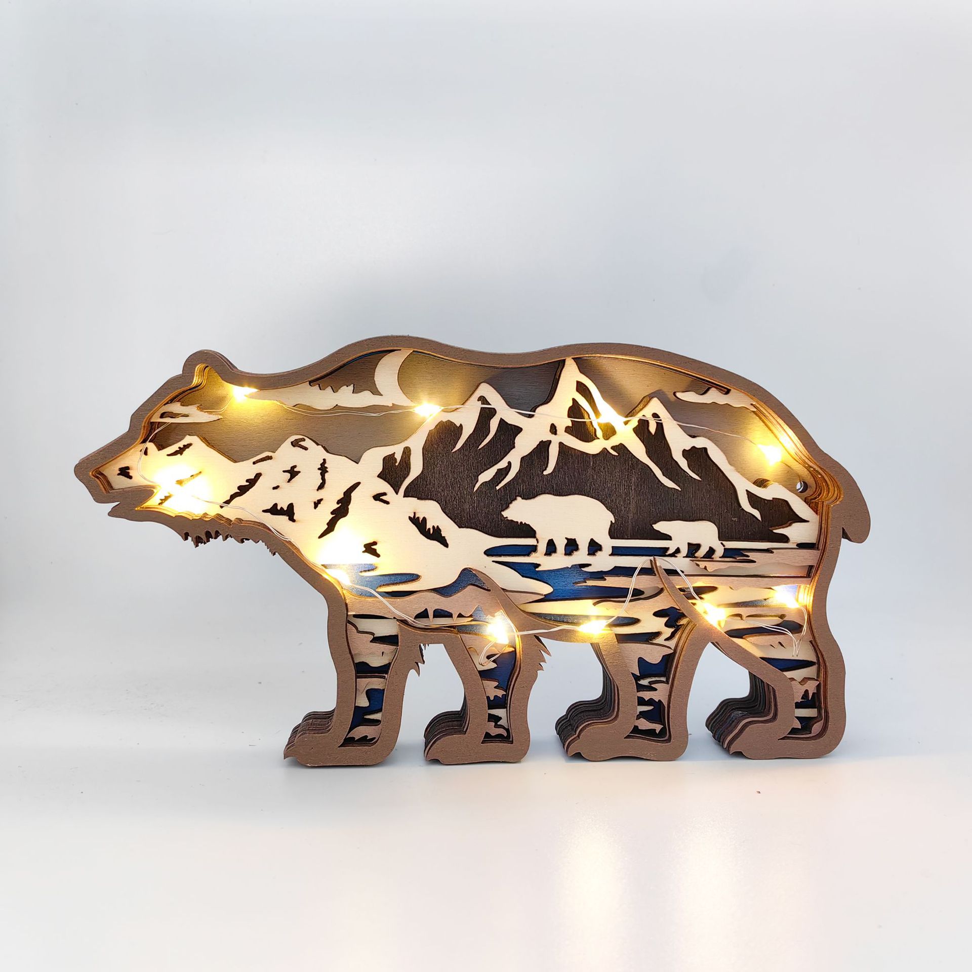 Brown-with lights