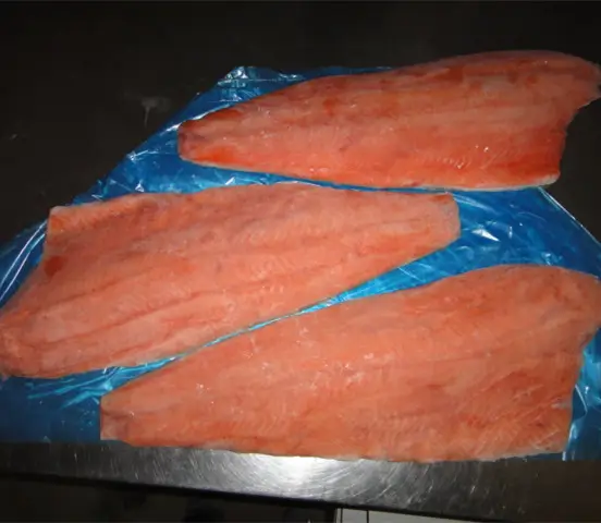 Directe Fabriek Levering Goede Prijs Bevroren Roze Zalm Gedeelte In Zalm