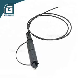 Cable de conexión Gcabling Ftth Cable de caída de fibra óptica blindado a prueba de agua 20 50M 100M SC APC UPC IP67 IP68 Cable de conexión de Fibra óptica - Product Image 2
