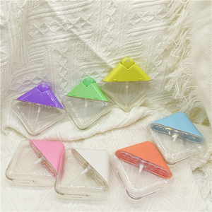 30毫升彩色可再填充方形空迷你口袋塑料香水扩散器瓶 - Product Image 1