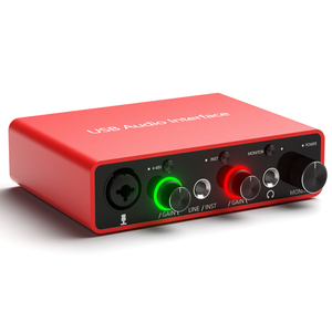Xlr SSL mezclador interfaz audio estudio USB tarjeta de sonido 192k paquete OEM IOS Daw estudio de grabación USB interfaz de audio - Product Image 6