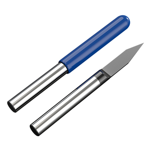 HUHAO 4mm Coated Engraving Bit Black Coated sharp Blade <strong>Cutter</strong> Total Length <strong>45mm</strong> for Metals H06012001 - Product Image 1
