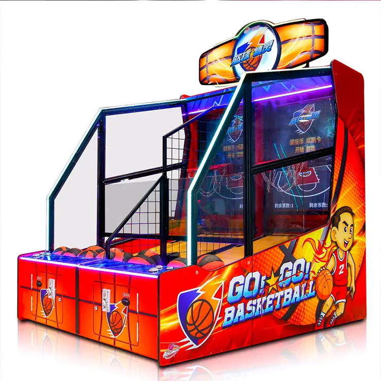 Coin operated indoor eletrônico rua hoop jogo de basquete jogo de tiro máquina de jogo de arcade