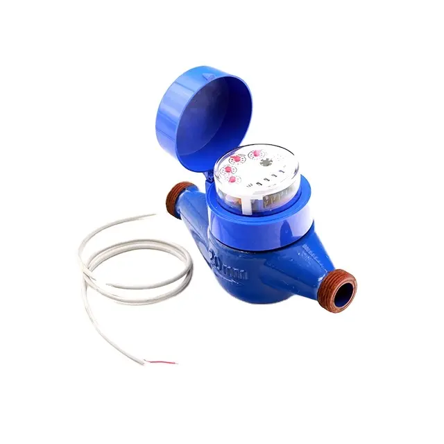 Medidor de agua fotoeléctrico con control remoto, lectura directa, Mbus/RS485, smar, válvula inteligente, medidor de agua seca controlada