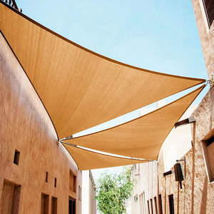 DD2155 Triangle Quadrangle HDPE Sunshade Net With Grommets Greenhouse Shade Cloth <strong>Sail</strong> for <strong>Cover</strong> Garden Swimming Pool Canopy - Product Image 2