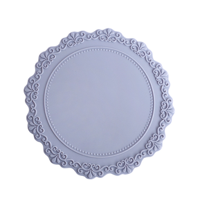 YDS 4 Tamanhos Padrão Em Relevo Silicone Isolamento Térmico Pad Resistente Ao Calor Anti-Escalde Esteiras De Mesa De Jantar