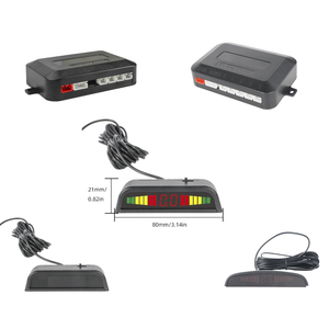 Pantalla Led Digital Sensor De Aparcamiento De Coche Sensores De Estacionamiento Radar Monitor De Respaldo Sistema Detector Sensor De Marcha Atrás Del Coche