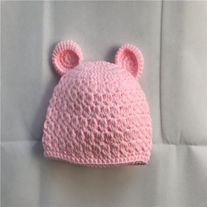 Bán buôn thời trang hat & Beanies cho trẻ mới biết đi dệt kim Crochet thiết kế với đáng yêu động vật bao gồm bé hat và vớ - Product Image 4