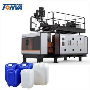 Jerrycan-máquina de soplado de plástico, máquina de producción de botellas de aceite de palma apilable totalmente automática con mango, 20L - Product Image 2