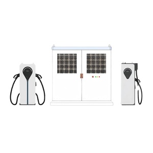 Ip55 380V 4 pistolas Css de alta potencia 480Kw-960Kw Floormounted 4G/Lan Port Ev estación de carga comercial con deslizar/escanear el código Qr - Product Image 1