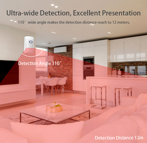 Alarma de detección de infrarrojos ZigBee inteligente, Detector PIR de sensor de movimiento, alerta WiFi, sistema de seguridad para el hogar, aplicación Tuya Life, alarma infrarroja - Product Image 3