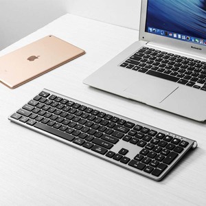 108 Key Qwerty Wireless Office <strong>Keyboard</strong> All-in-one Dual System Rechargeable BT5.0 <strong>Keyboard</strong> for MacBook iMac - Product Image 3