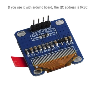 0.96 Inch Blue I2C IIC Serial 128X64 OLED LCD LED Display Module für Arduino 51 MSP420 STIM32 SCR
