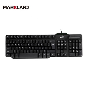 El teclado MCR3591 con lector de tarjetas inteligentes de interfaz dual admite ISO/IEC 7816 (ranura ID-1) sin contacto ISO/IEC 14443 - Product Image 1