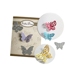 Colorful butterfly <strong>Etch</strong> Craft Metal Steel Cutting Dies <strong>Stencil</strong>