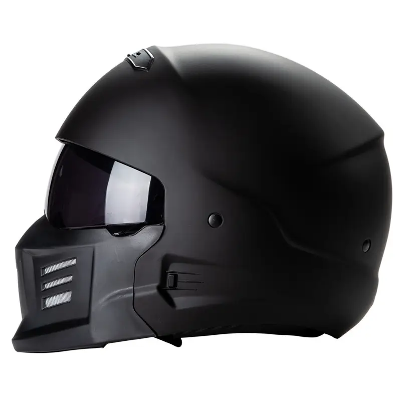 Moto modulare DOT Approvato Da Corsa del Fronte Pieno del Casco EXO casco di COMBATTIMENTO in 3 di stile