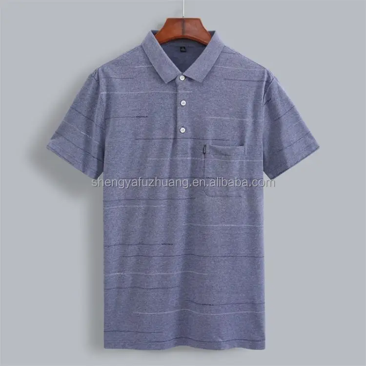 Wholesale New Design Men's Cotton Polo Shirt Summer Golf Shirt Sport Wear Men's Short Sleeve Polo Shirt Moisture Wicking