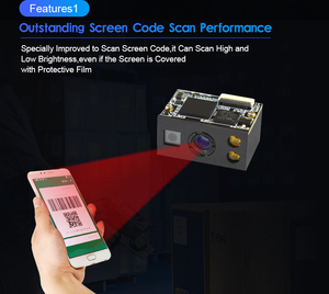 Codice a barre riconoscimento macchina fotografica modulo chiosco arduino ttl coms cd Mini 2d codice a barre motore di scansione per distributori automatici - Product Image 6