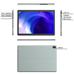 Ordenadores portátiles 2 en 1 con pantalla táctil, 13,3 pulgadas, i5 1135G7 Quad ore 8G 128 GDkeyboard, teclado electrónico para oficina de estudiantes - Product Image 3