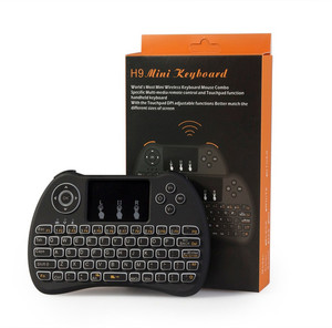 Soyeer-miniteclado inalámbrico H9, nuevo modelo, multifunción, 2,4 GHz, mando a distancia retroiluminado - Product Image 1