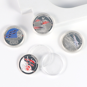 定制标志雕刻纪念品硬币收集银纪念挑战硬币 - Product Image 2