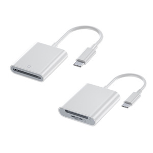 工厂批发2合1 USB C sd卡读卡器sd卡适配器，带双插槽，适用于iPhone 15 16 Pro iPad Mac MacBook笔记本电脑 - Product Image 2