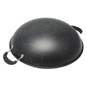 38Ccm Non-stick <strong>Stone</strong> Marble Coating Large Iron <strong>Pot</strong> for Home Use, Uncoated, Healthy Chef's Stir Fry Pan - Product Image 3