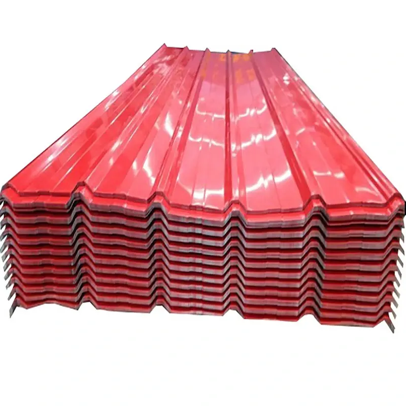 פלדת גיליון ברזל קירוי Gi גלי מתכת מגולוונת גג גבוהה-פלדה חוזק גלי גגות פח פלדה