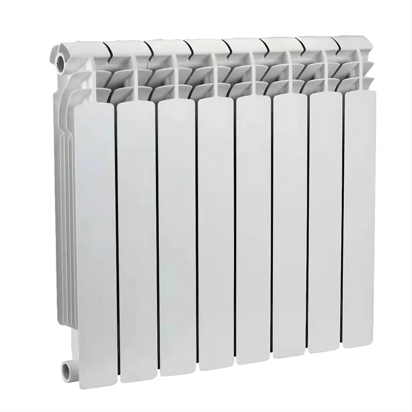 Fornitura diretta in fabbrica a parete di alta qualità su misura tutto il radiatore di riscaldamento bimetallico dell'acqua calda in alluminio in vendita