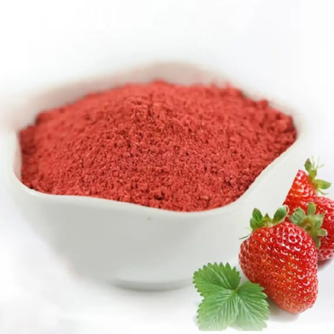 Superfoods organiques Saveur de fraise en poudre Saveur d'essence de fraise pour la confiserie