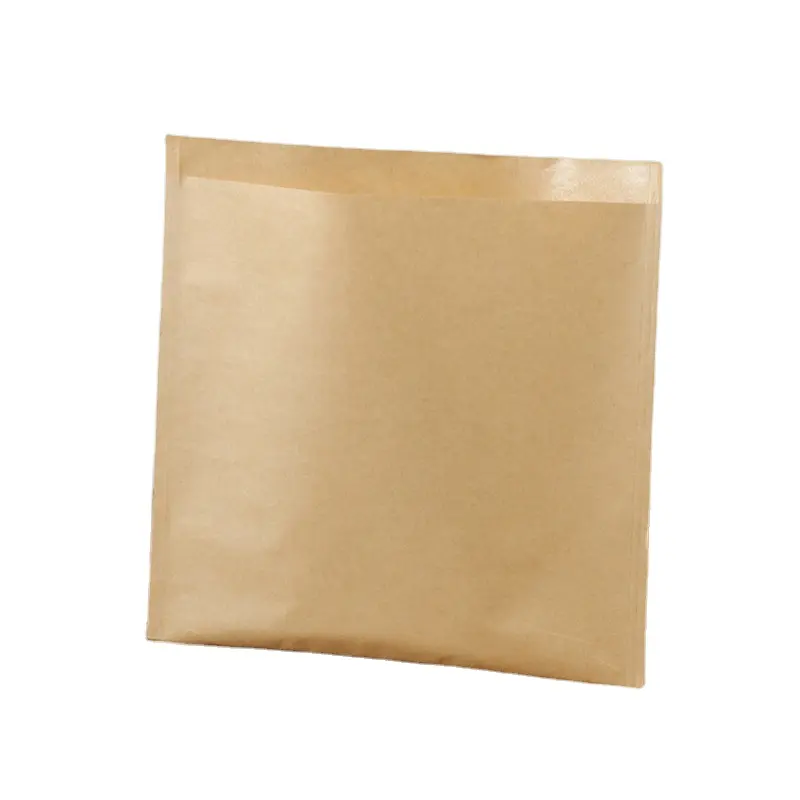 Kraft Paper Bakery Bag Sandwich Cookie Bag Grease Resistant Bags for Sandwiches Cookie Pastry Food Snack wrap baggies Sleeves