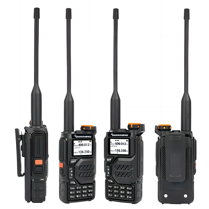 Walkie-talkie para transmissor quansheng UV-K5, banda aérea de 8 banda ham, 5w, 2023, todos os modos, base de notícias de rádio