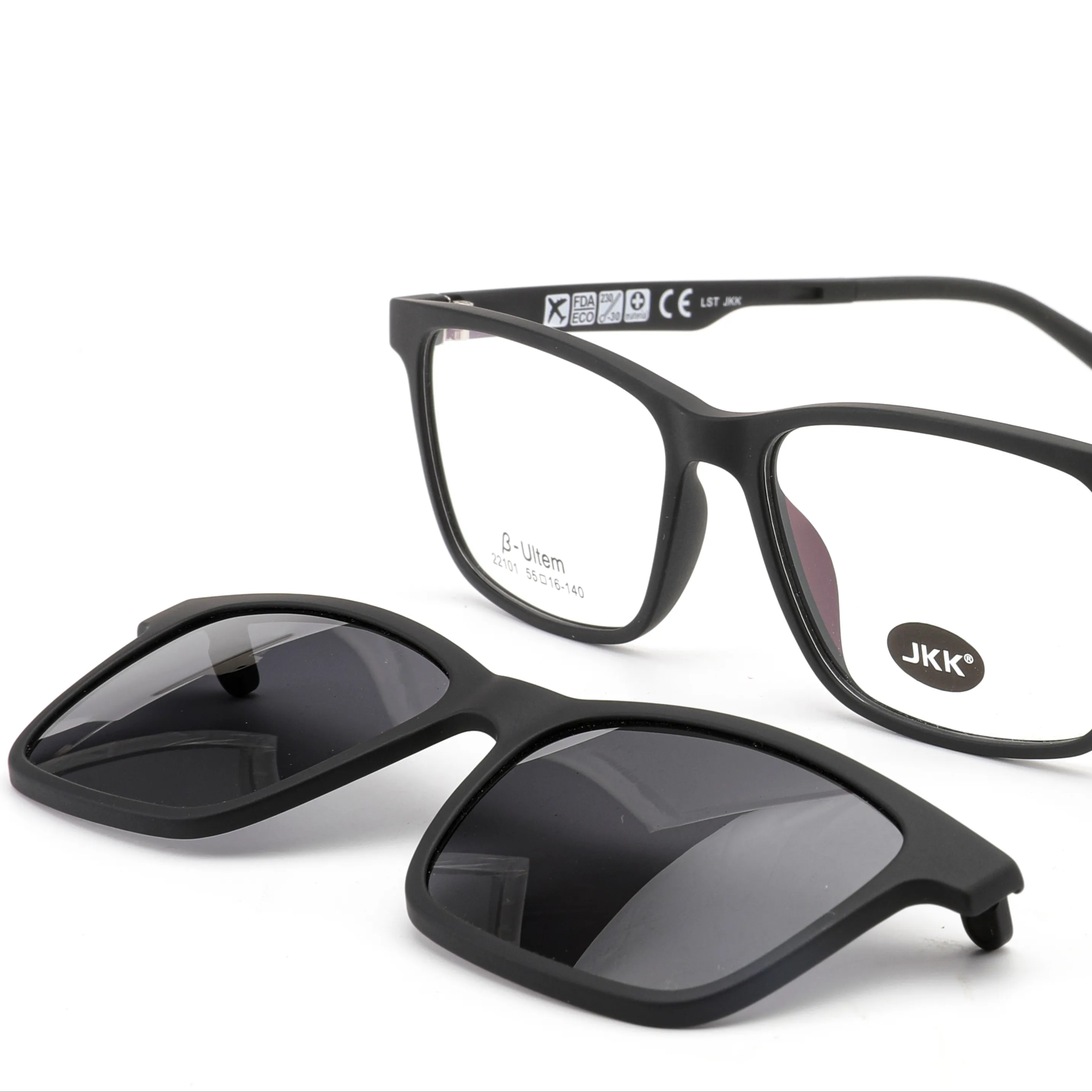 Óculos de sol Ultem polarizados magnéticos de alta qualidade com clipe de moda unissex CE 1 UV400 estoque