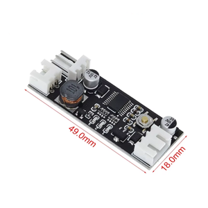 シングルチャネル12V DC PWM 2-3ワイヤファン温度コントローラ、コンピュータファンノイズリダクションモジュール - Product Image 3