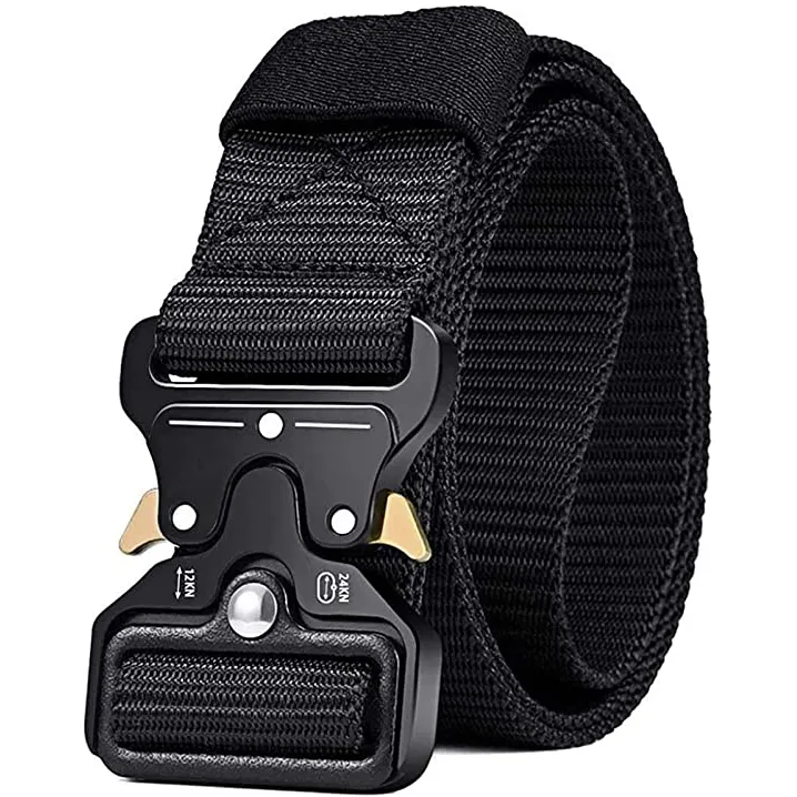 Quick Release Gesp Werkgereedschapsriem Black Metal Gesp Combat Taille Tactische Riem