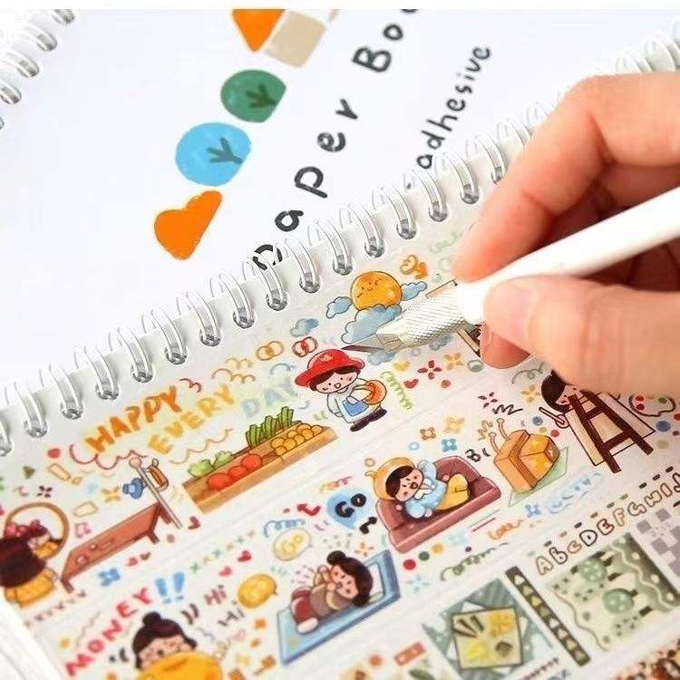 หนังสือสติกเกอร์แฟ้มเปิด