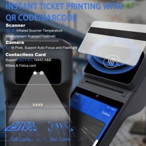 Terminal pos con android para impresora, terminal pos inteligente de 80mm, compatible con nfc - Product Image 5