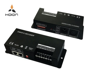 DMX512 Decoder striscia di led rgb dmx controller led dmx decoder dmx 512 rgb ha condotto il regolatore DC12V ~ 24V 4A * 3CH 288W 2 anni di garanzia - Product Image 1