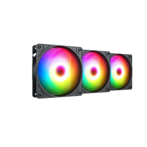 ARGB Colorful 120mm Cooling Computer Gaming Fan New Design Low Noise Large Air Volume 5V 3Pin Case Fan with Plastic <strong>Heatsink</strong> - Product Image 4