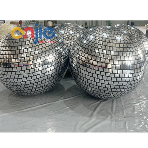 大型巨大ディスコボール装飾,Hung Metal <span class=keywords><strong>Sphere</strong></span>インフレータブルシルバーゴールドミラーディスコボール