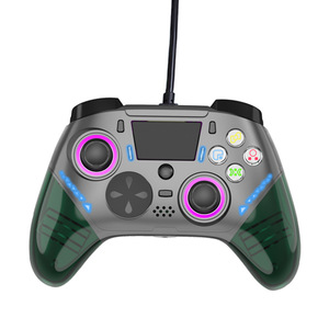 Para controlador con cable PS5 con vibración, detección de movimiento de seis ejes para controlador de juego PS5 conectado directamente a la computadora PC - Product Image 1