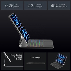 价格优惠键盘触摸板Teclado魔术键盘适用于iPad Pro 11英寸Air 5 10.9英寸 - Product Image 2