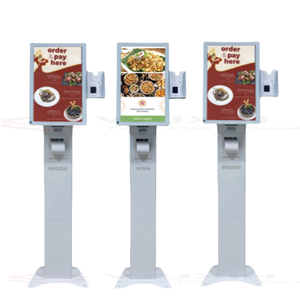Quiosco de autoservicio Borne De Commande para restaurante Pantalla táctil capacitiva de montaje en pared 15,6 32 pulgadas Compatible con SDK de pago para - Product Image 2