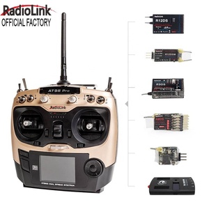 Best Price AT9S Pro10/12 Channels 2.4GHz RC Radio Transmitter and Receiver R9DS for Bait Boat/Glider <strong>Airplane</strong>/Quadcopter RC <strong>Toy</strong> - Product Image 1