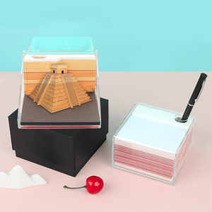 Bloc de notas de papel creativo para manualidades, Bloc de notas adhesivas 3D, para construcción artística, Inca, azteca y restos mayas, notas de poste - Product Image 5