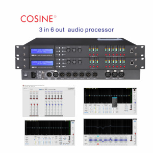 オーディオサウンドプロセッサ3In6OutオーディオプロセッサDspオーディオ機器エフェクトプロフェッショナルデジタルオーディオプロセッサ - Product Image 2